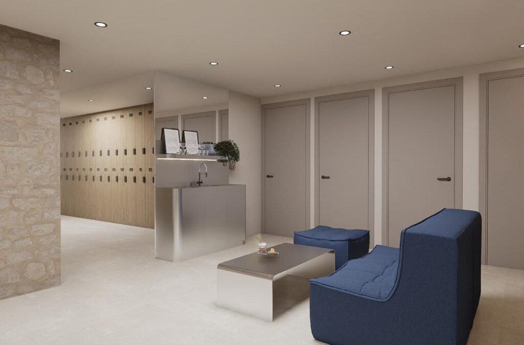 Vestiaires de capsule club